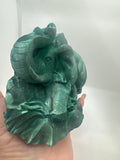 Malachite Elephant - New listing
