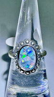 Ethiopian Mosaic Crystal Ring