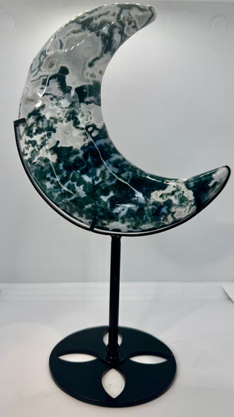 Moss Agate moon 769gm