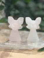Rose quartz angels