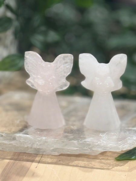 Rose quartz angels
