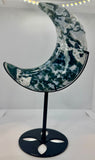 Moss Agate moon 769gm
