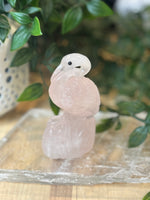 Rose quartz pelican