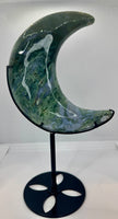 Moss Agate Moon 785gm