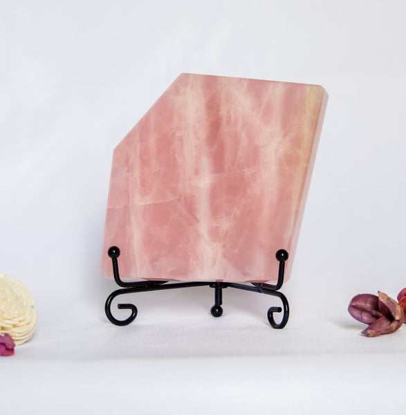 Rose Quartz Slabs - Crystal Carvings
