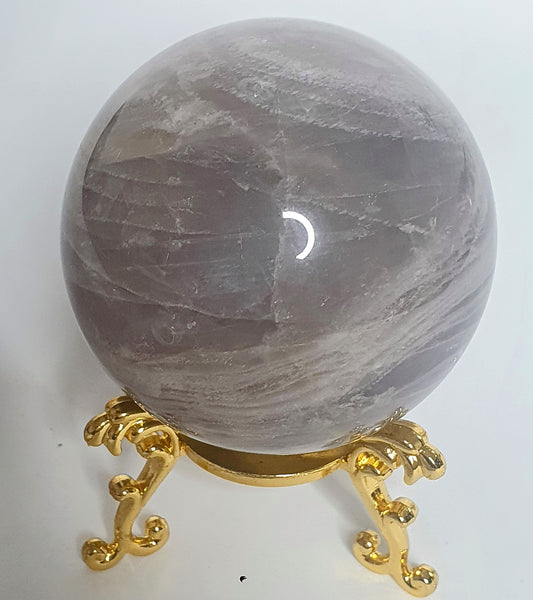 Blue Rose Quartz no 1- Crystal Spheres