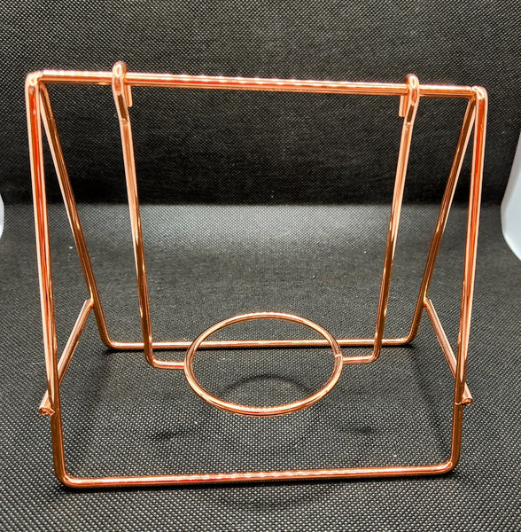 Rose Gold & Silver Swing Sphere Stands - Crystal Spheres