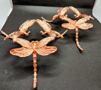 Rose Gold & Silver XXL Dragonfly Sphere Stands - Crystal Spheres