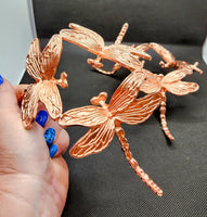 Rose Gold & Silver XXL Dragonfly Sphere Stands - Crystal Spheres